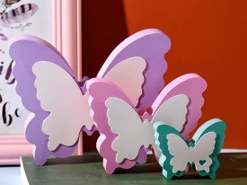 Molde silicona 3 mariposas grandes